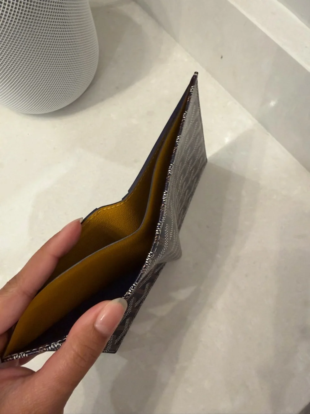 Authentic Goyard Grenelle Passport Cover